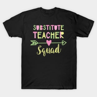 Substitute Teacher Squad T-Shirt